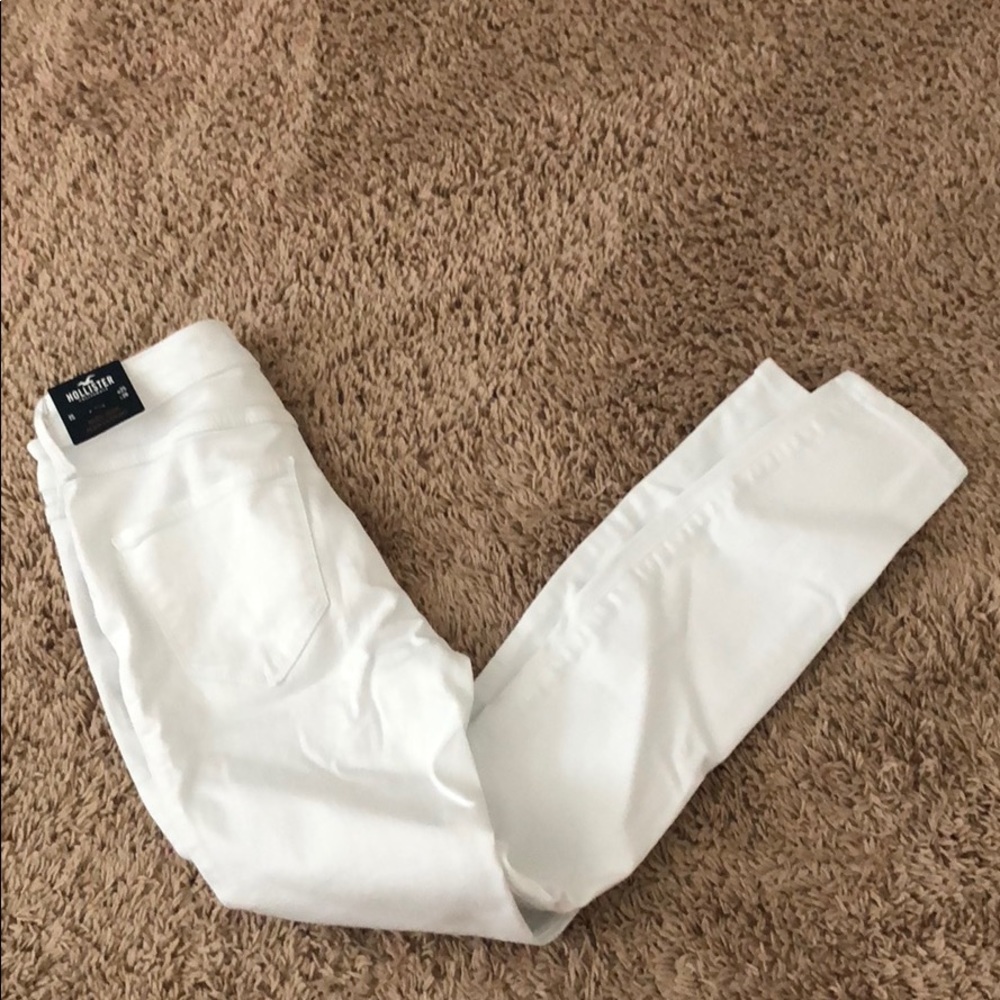 NWT hollister white high rise jean legging sz 1S